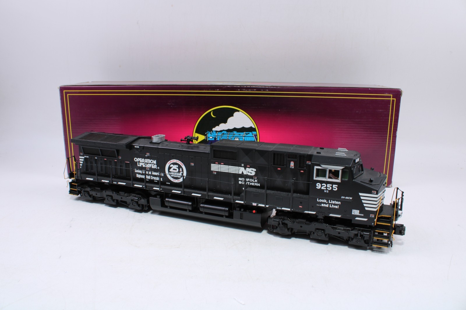 MTH 20-20117-3 O Gauge Dash 9 Dummy Diesel Norfolk Southern #9255 Non-Powered