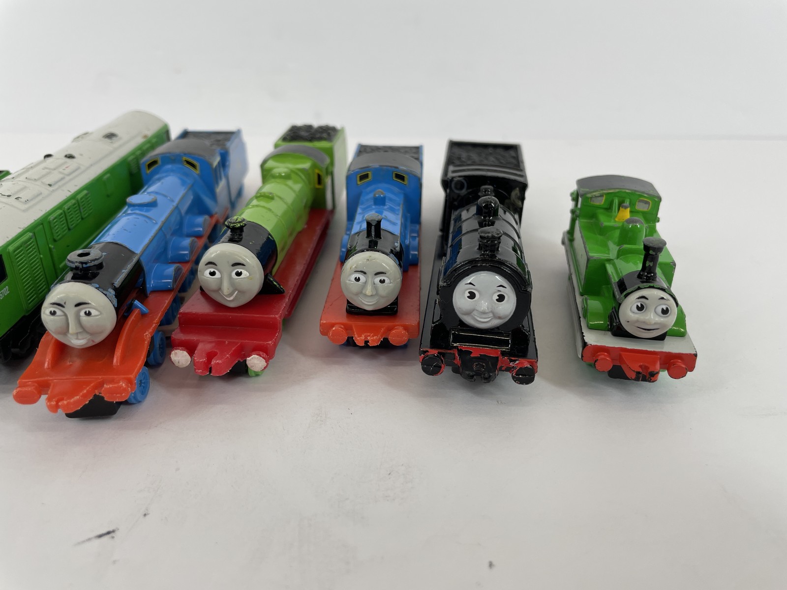 Thomas & Friends ERTL Learning Curve Die-Cast Metal Train Engine Lot 9 Pcs