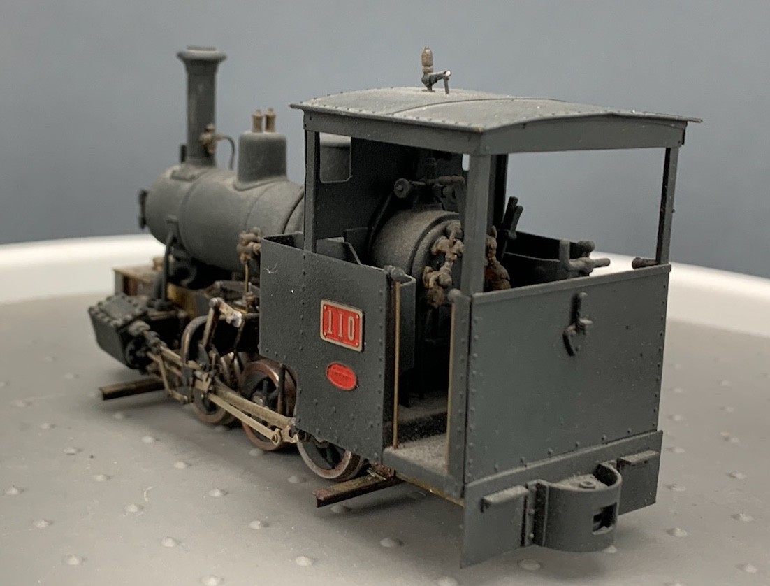 1:43 On2 Wrightlines Hudson Hudswell 0-6-0WT Steam Locomotive #110 JER O3401