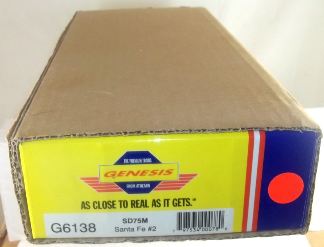 ATHEARN GENESIS HO NEW G6138 #2 SD75M AT&SF SANTA FE 241 OB NEW