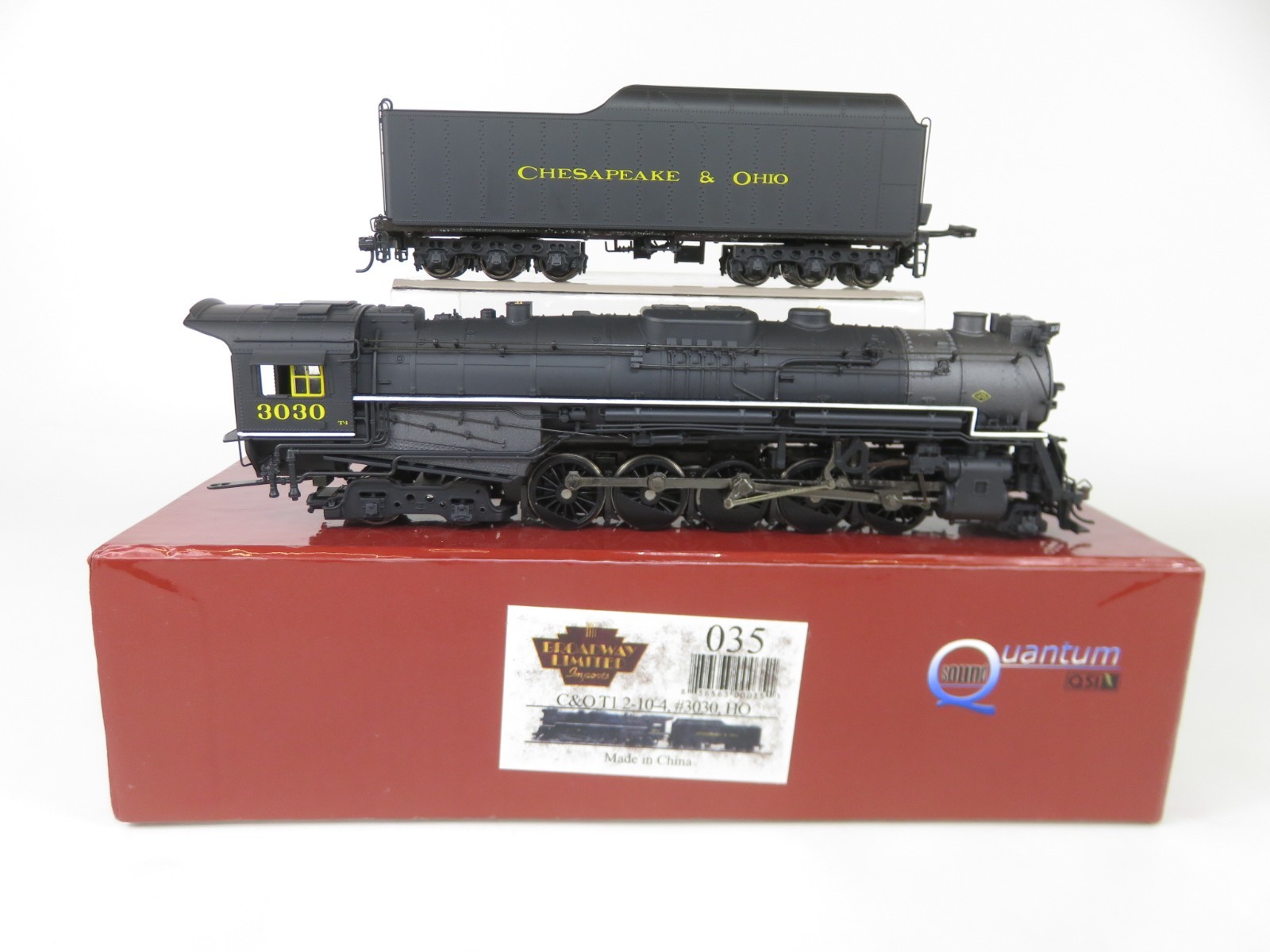 Broadway Limited 035 HO Scale Chesapeake & Ohio 2-10-4 T1 Locomotive DCC/Sound