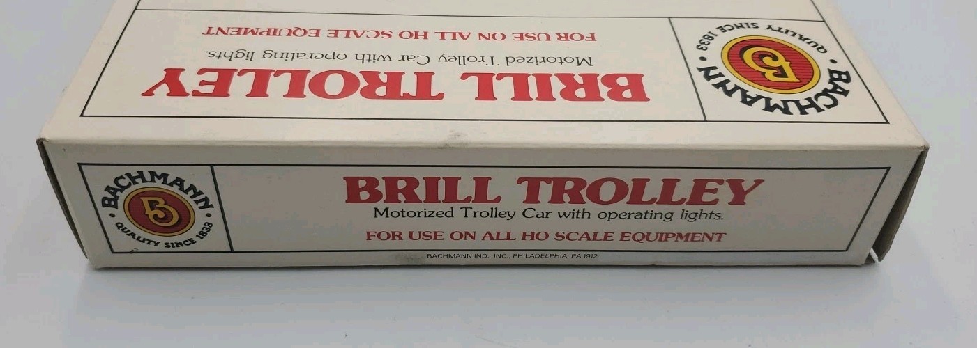 Bachmann No.61048 Hershey ‘Choclate Town USA’ Brill Trolley