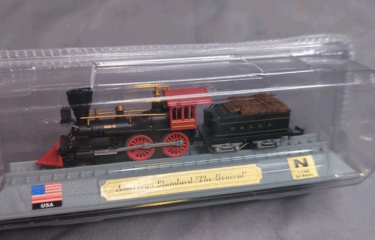 American Standard THE GENERAL USA 1:160 Railroad Locomotive New Old Stock Look N
