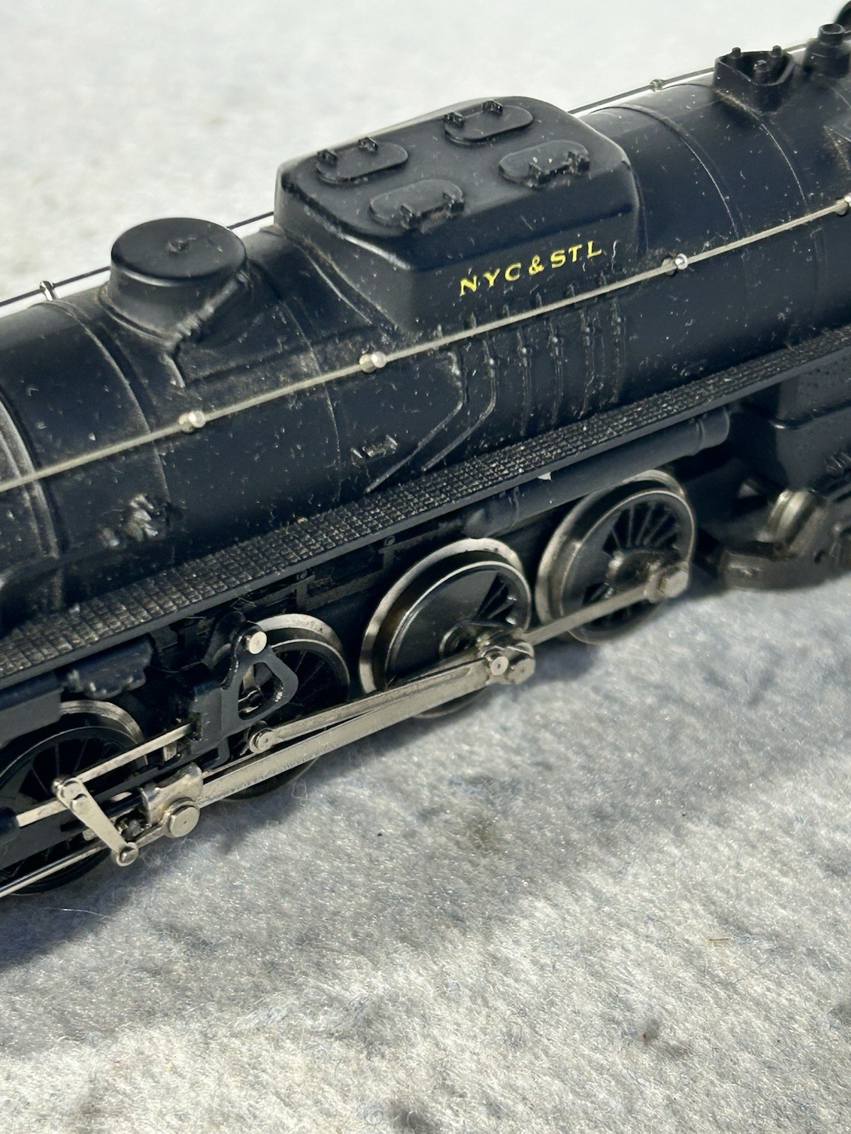 Beautiful Rivarossi NYC/StL RR 2-8-4 Berkshire Loco HO (Ex Box/Front Steps/Bell)