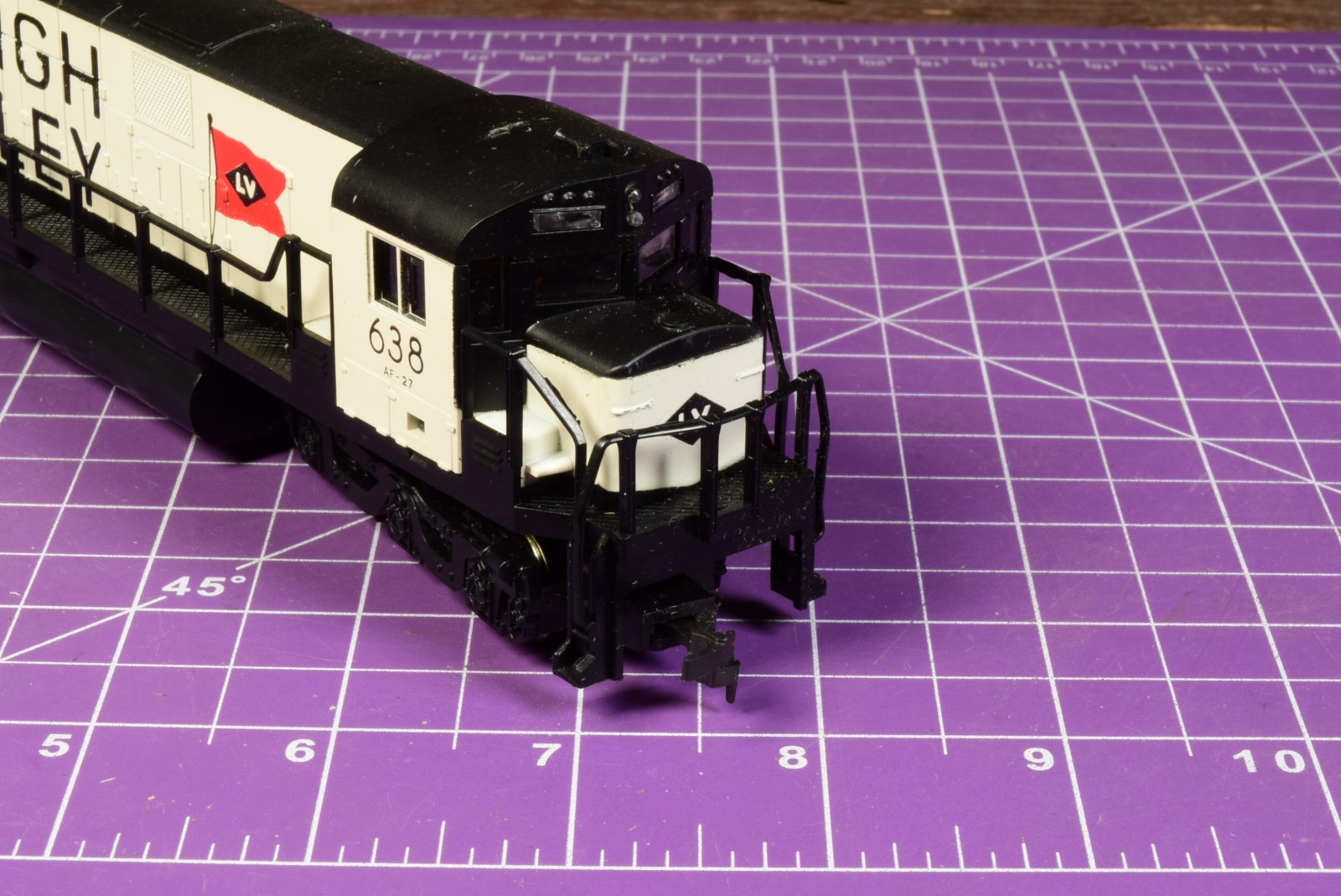 TrkRdy True CO-CO setup – Lehigh Valley ALCO Century 628 Diesel Locomotive, GWC