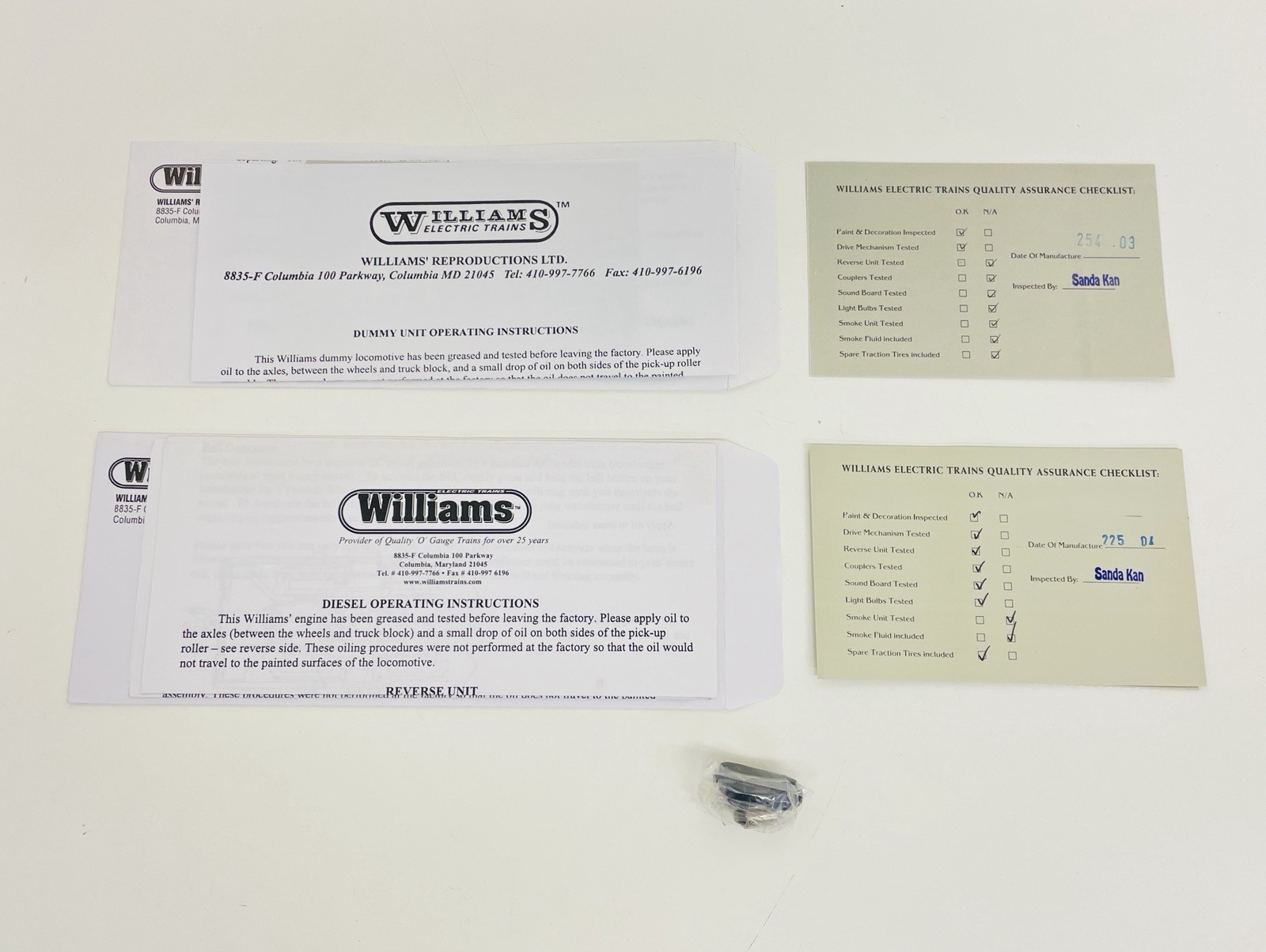 Williams O PRR Green 5 Stripe Baldwin Shark ABA Diesel Set SN-3002 LN