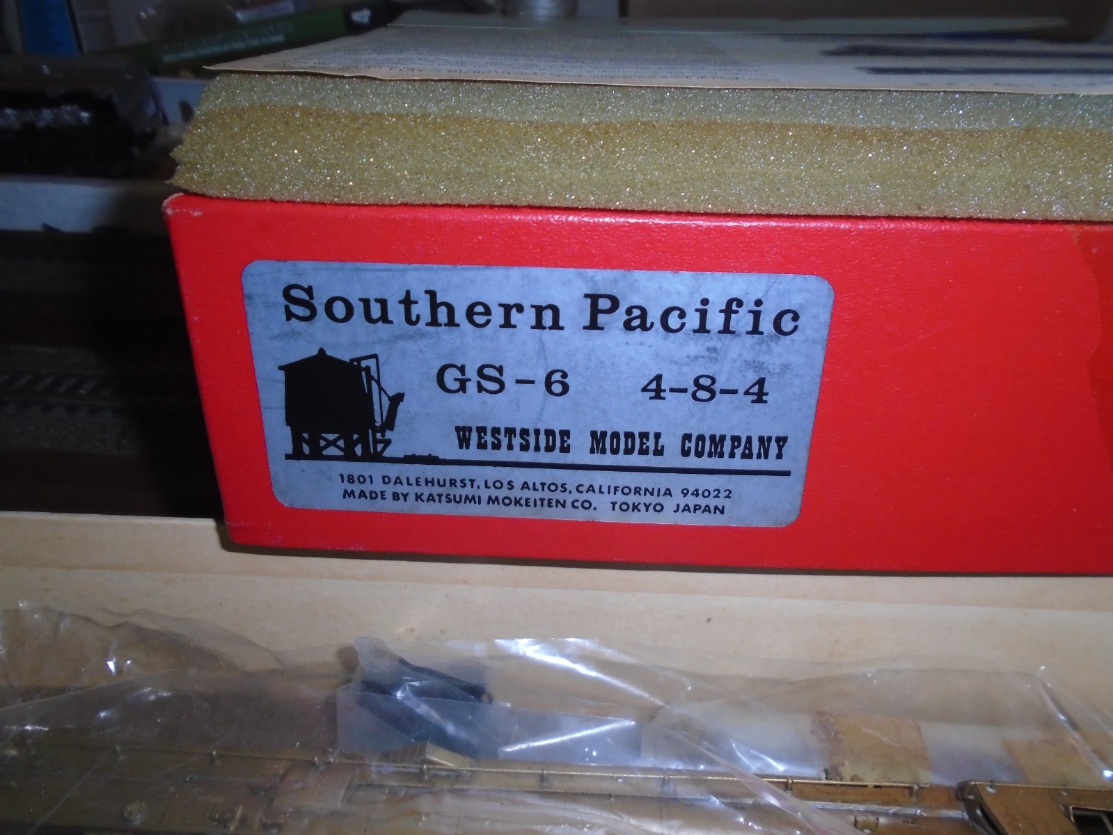 WESTSIDE MODEL CO SOUTHERN PACIFIC GS-6 4-8-4 UNDECOATED HO