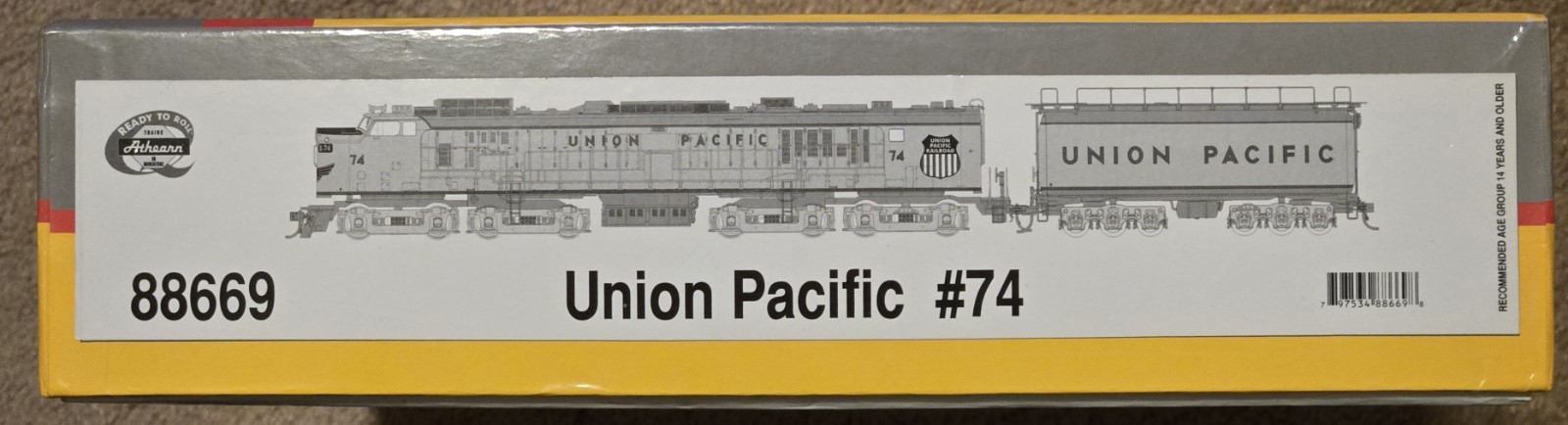 Athearn HO Union Pacific Veranda Turbine with ESU Sound/LEDs