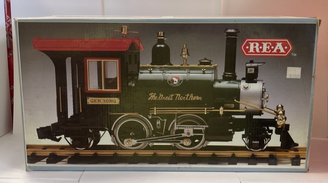 REA-21101- Steam Locomotive CB&Q-Made in Korea-Untested
