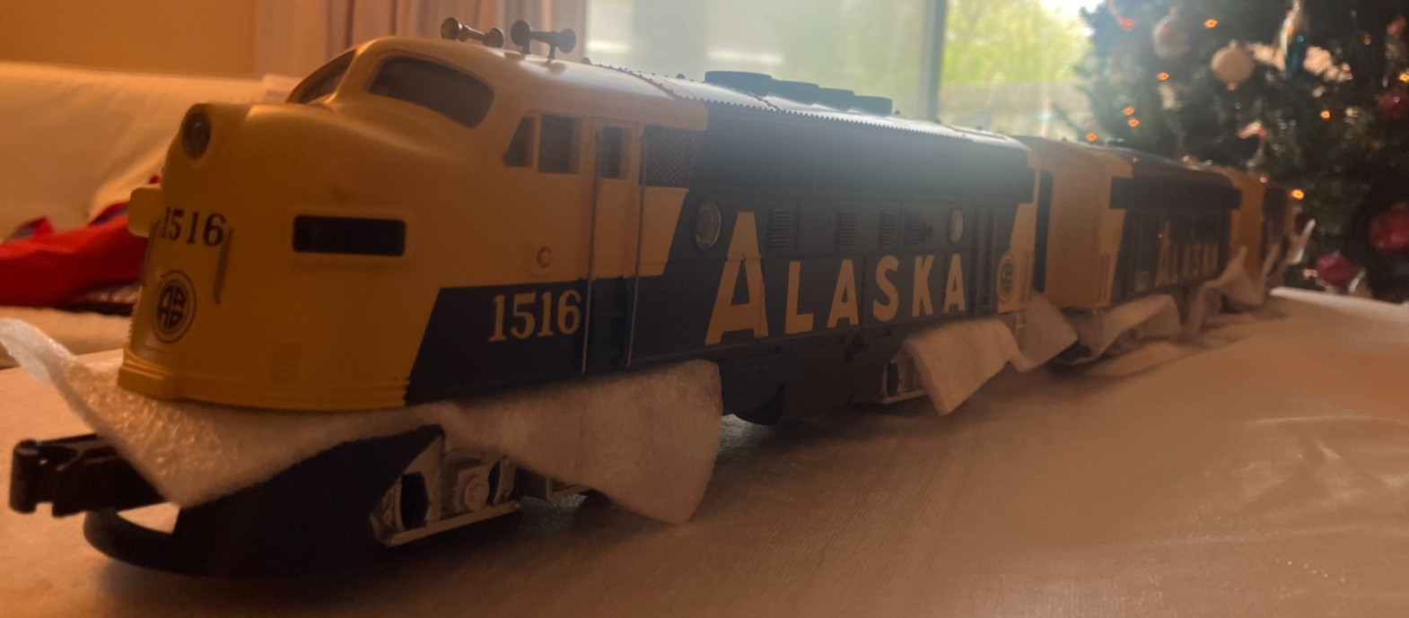 MTH UPGRADED Ps2 ALASKA R.R. F-3, A-B-A DIESEL SET w/BCR, 3 Boxes, LN 3R Premier
