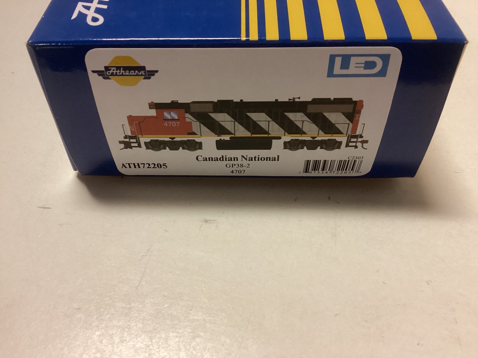 Athearn #72205 HO scale “CN” GP38-2 DCC & SOUND READY Rd.4707