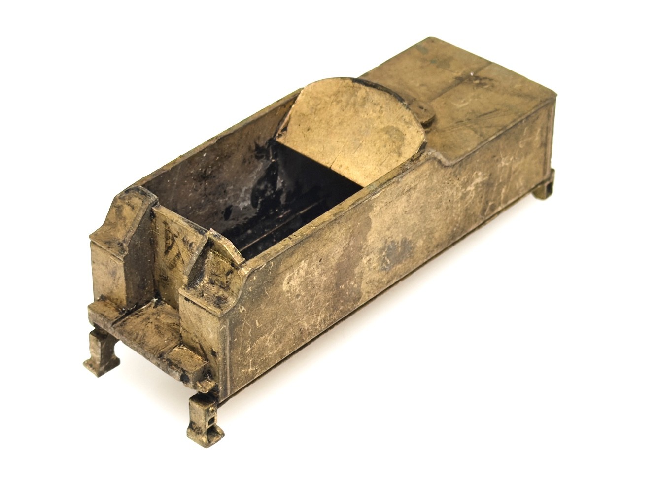Vintage HO Scale Brass Tender Shell