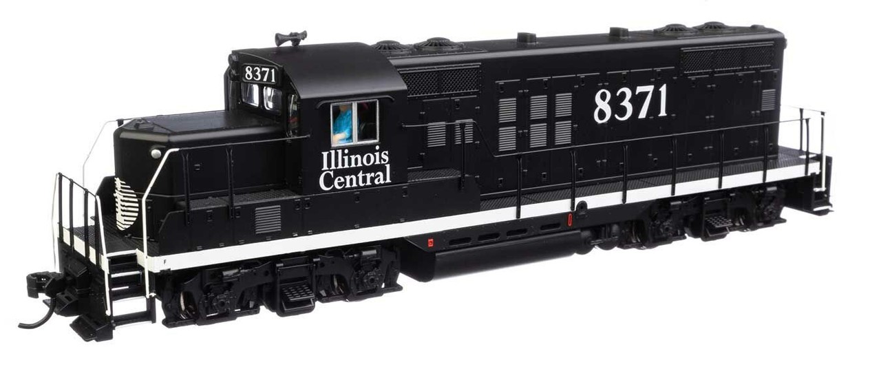 Walthers HO Scale ~ EMD GP9 Phase II ~ DC ~ Illinois Central #8371 ~ 910-10438