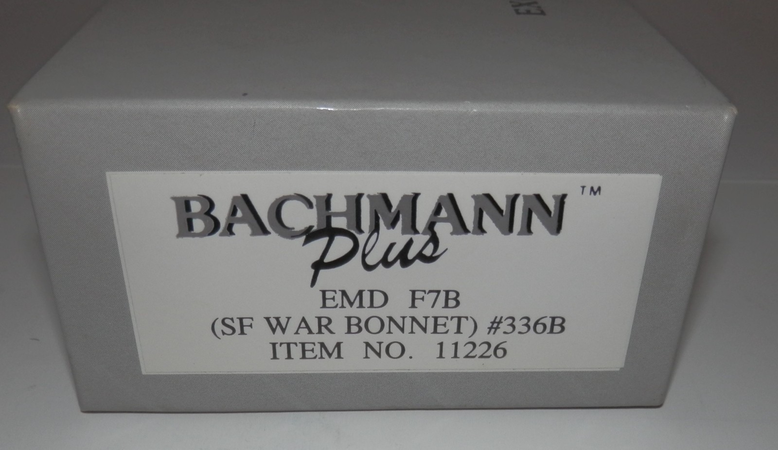 Bachmann Plus HO Scale POWERED Santa Fe 336B War Bonnet EMD F7B Loco #11226