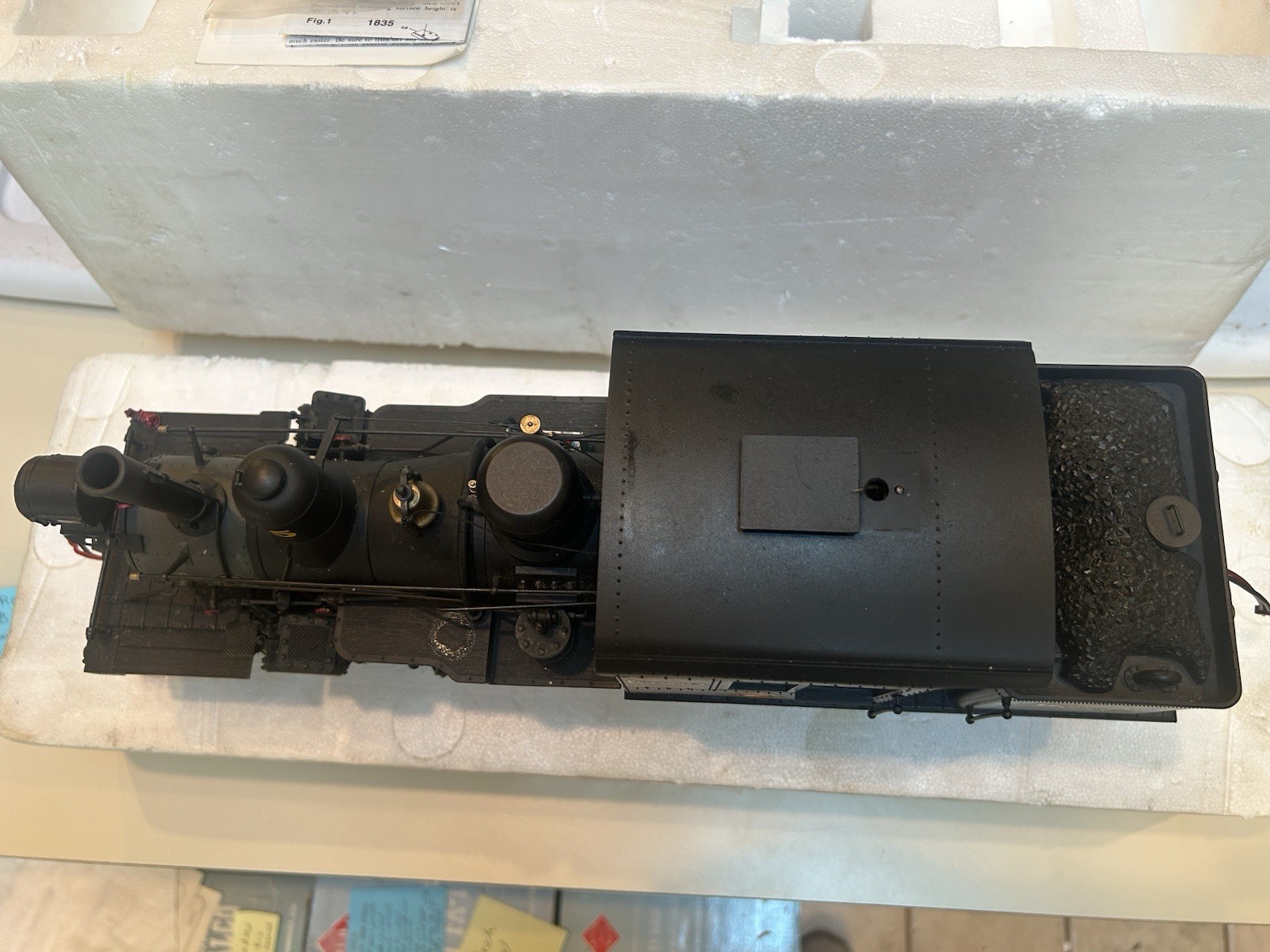 SPECTRUM Custom RCRR Climax 2 Truck Steam Loco, G Scale, Battery Operated, C7/EX