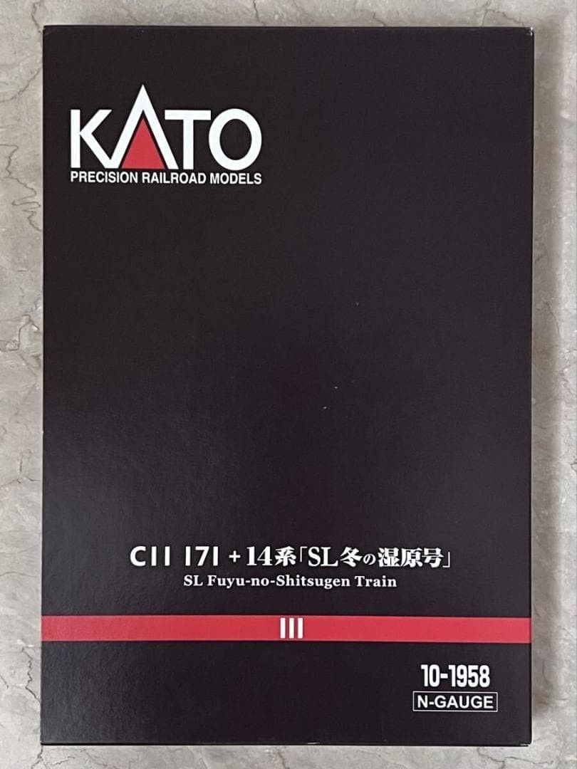 KATO 10-1958 C11 171 14 Series SL Fuyu-no-Shitsugen Train 6-Car Set N Scale New