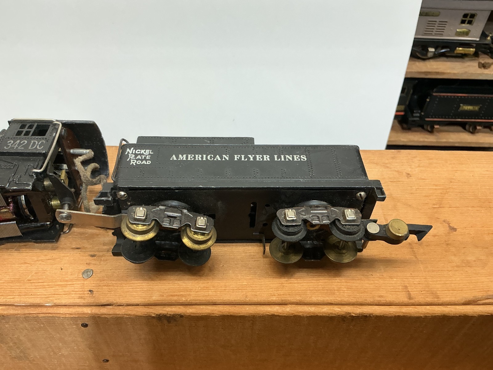 American Flyer 342DC Vintage S Gauge Nickel Plate Road Switcher