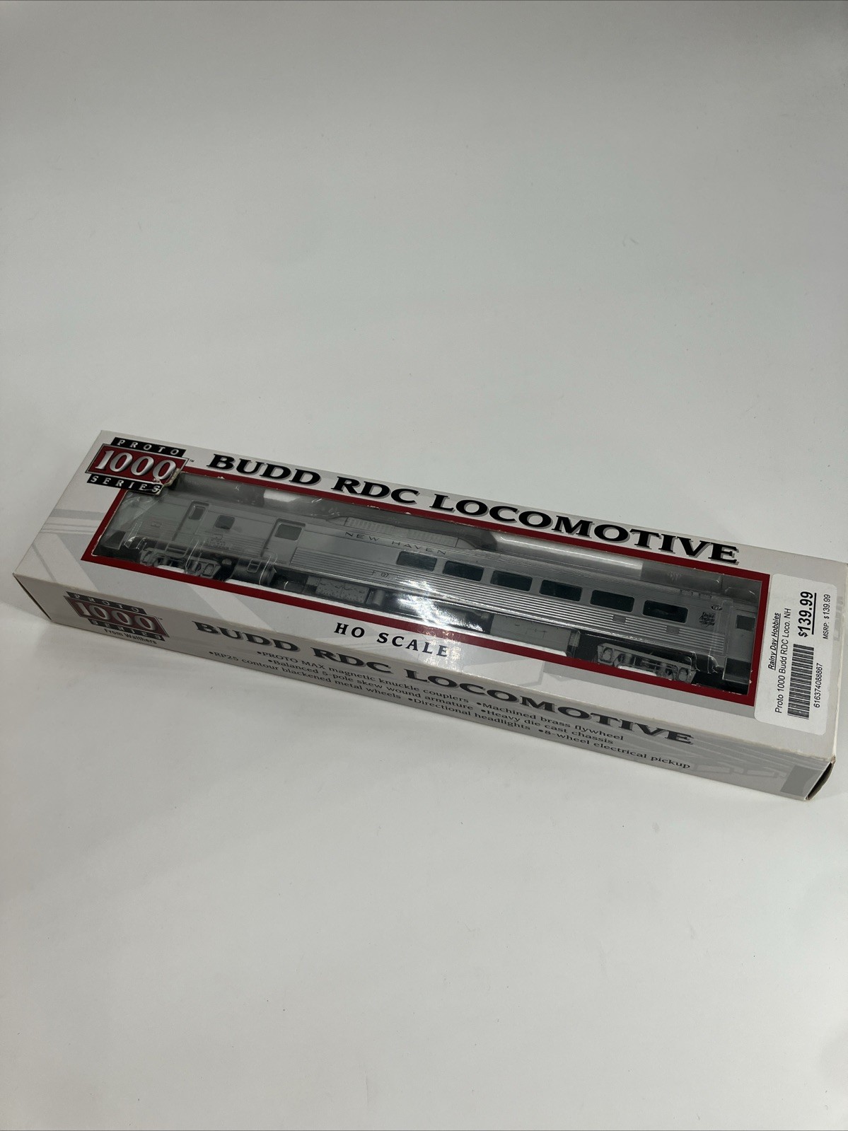 Walthers Proto #920-35352 Budd RDC-3 Coach-Baggage-RPO New Haven #127 NIB 1/87