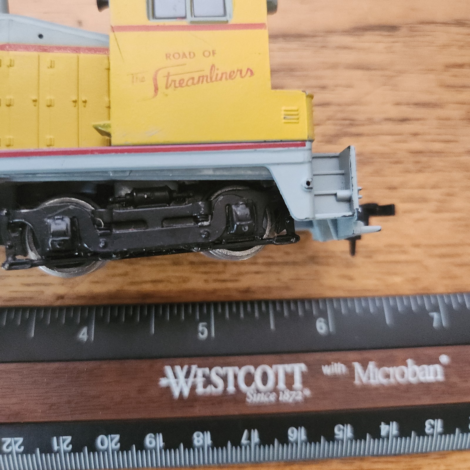 Athearn HO scale SW7 switcher decorated for the Union Pacific railroad,…