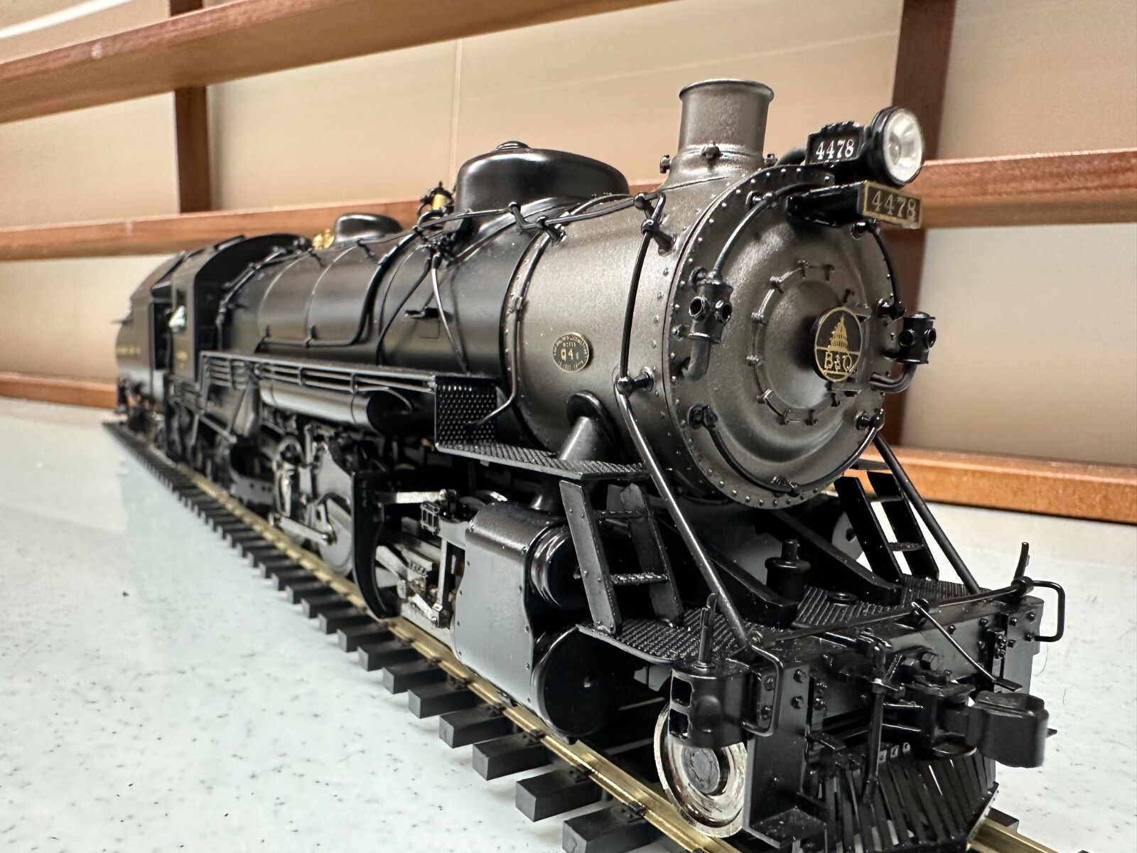 Brass O Sunset 2 Rail Baltimore & Ohio 2-8-2 Class Q-4 Mikako F/P