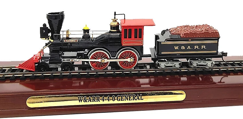 W & ARR 4-4-0 General Locomotive, H0 1:87