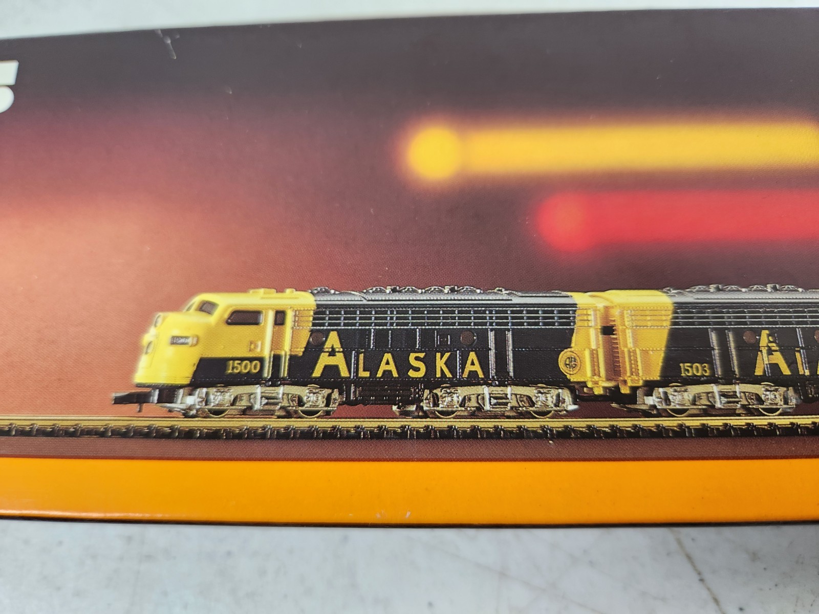 Marklin Mini-Club 8819 F7 A/B/A Engine set Alaska Z Scale With Original Box!!