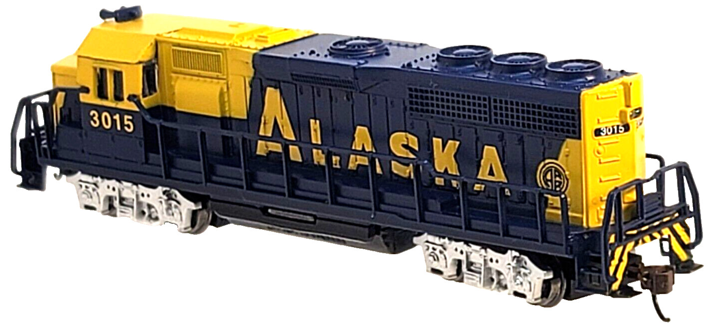 N Bachmann 63598 Alaska EMD GP40 Diesel Loco #3015 (Tested) knuckle cplrs NIB