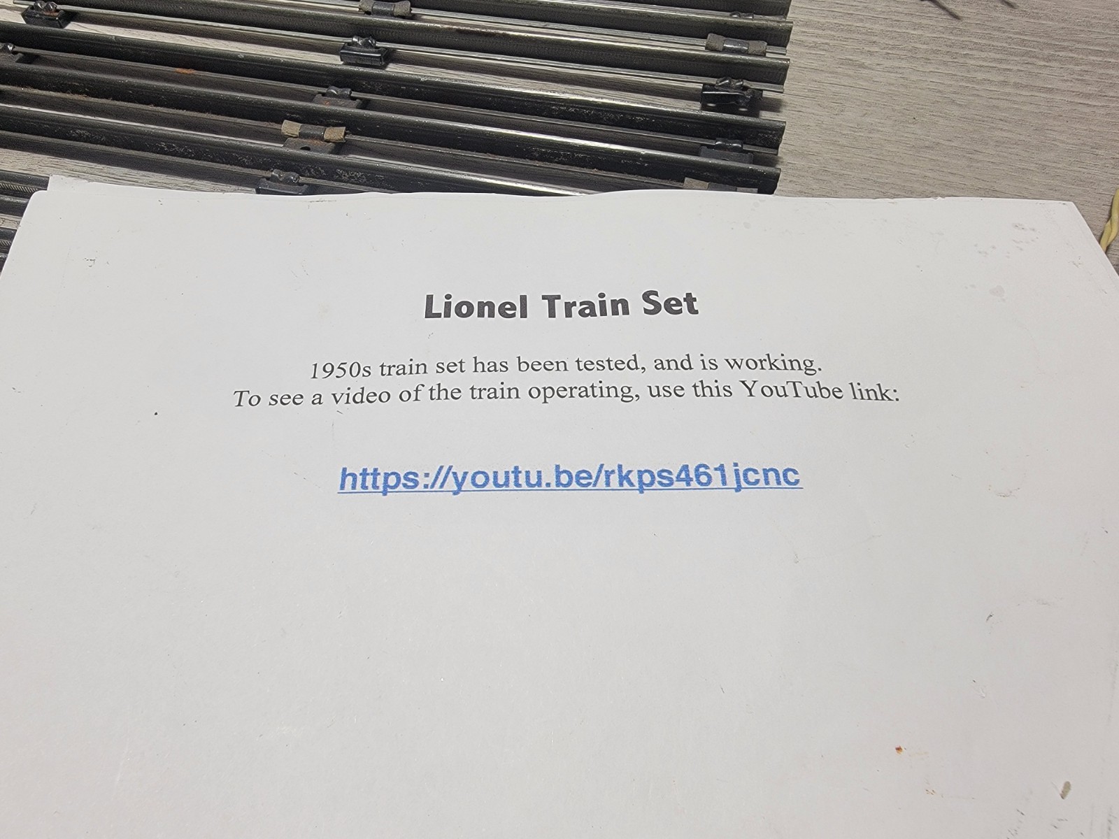 Vtg 1950s Lionel 1110 Scout Steam Locomotive, Tender Train Track W Extras WORKS