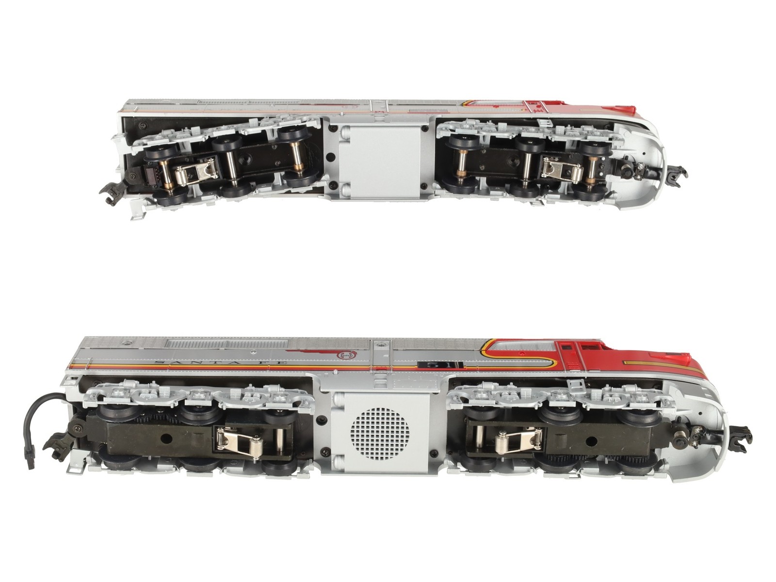 MTH 20-2024-1 O AT&SF Alco PA AA Diesel Set w/PS1 #51/53 EX/Box