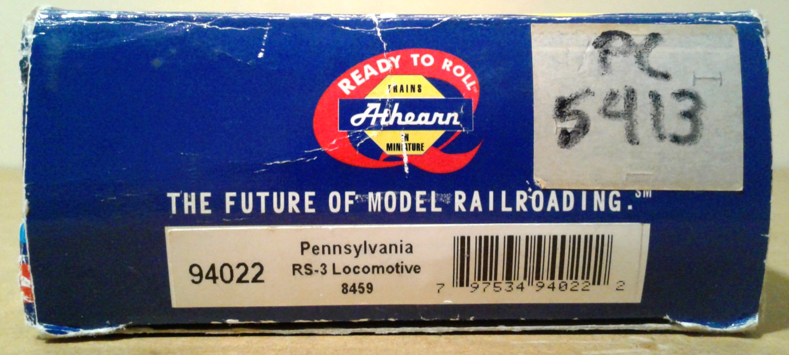 HO SCALE ATHEARN READY TO ROLL ALCO RS3 PENN CENTRAL EX. PRR #5413 DCC & SOUND