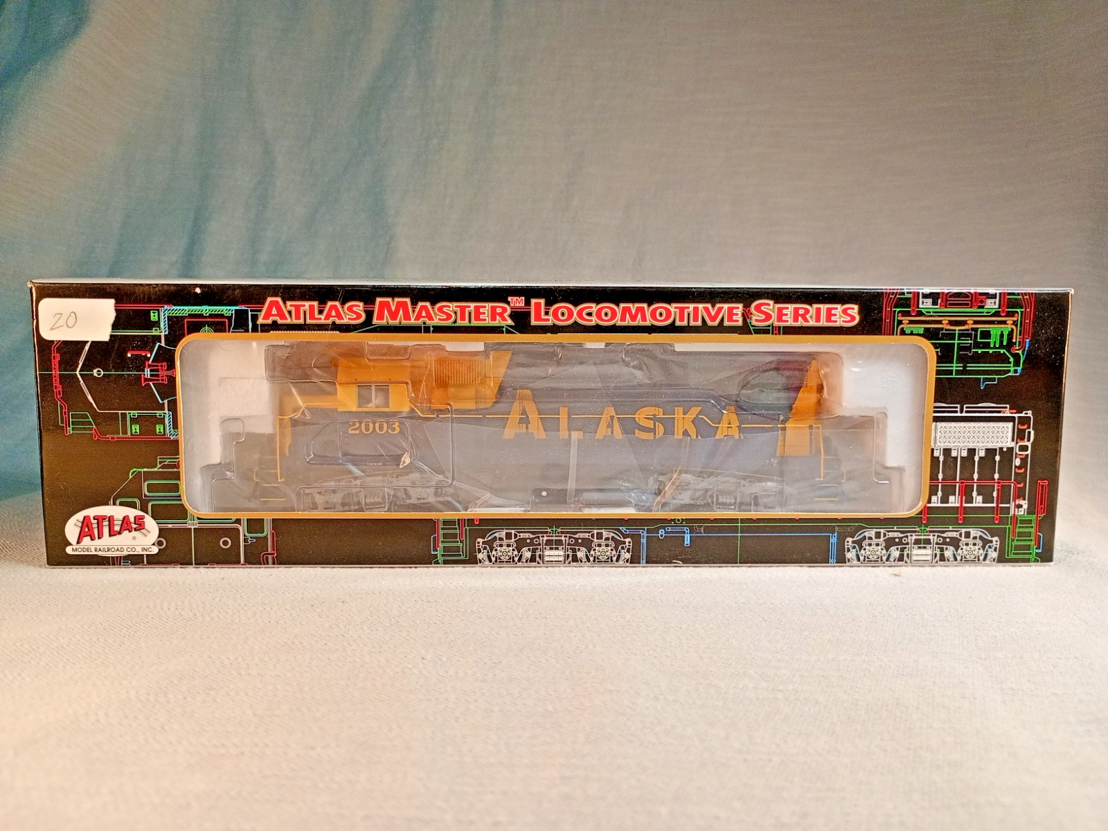 Atlas Master HO Scale Alaska GP38 #2004 Diesel Locomotive #8979 New NOS