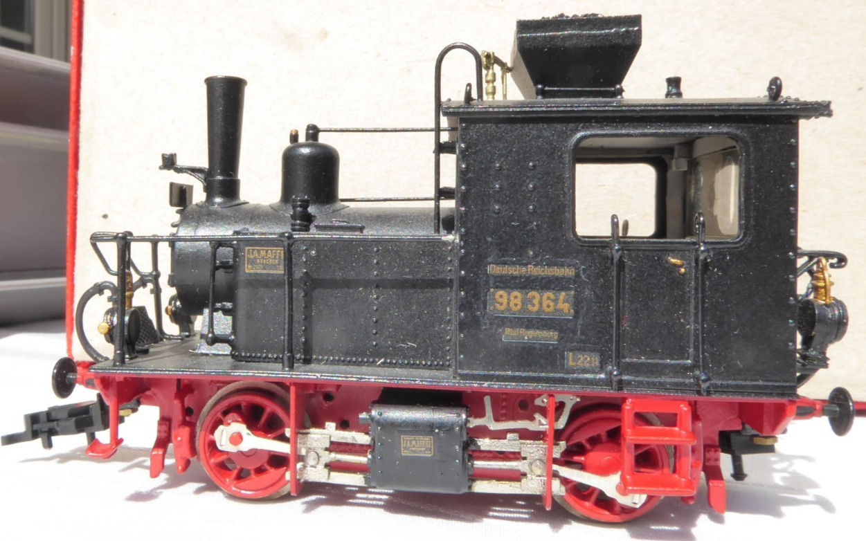 Merker Fischer Rai-M H0 Steam Locomotive BR 98 364-98 367 DRG Epoche II Rare
