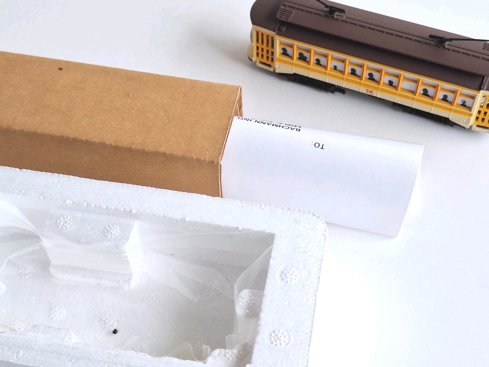 Bachmann 61048 Brill Trolley. New Old Stock. Mint Cond. 2 Rail DC.Boxed.HO Scale