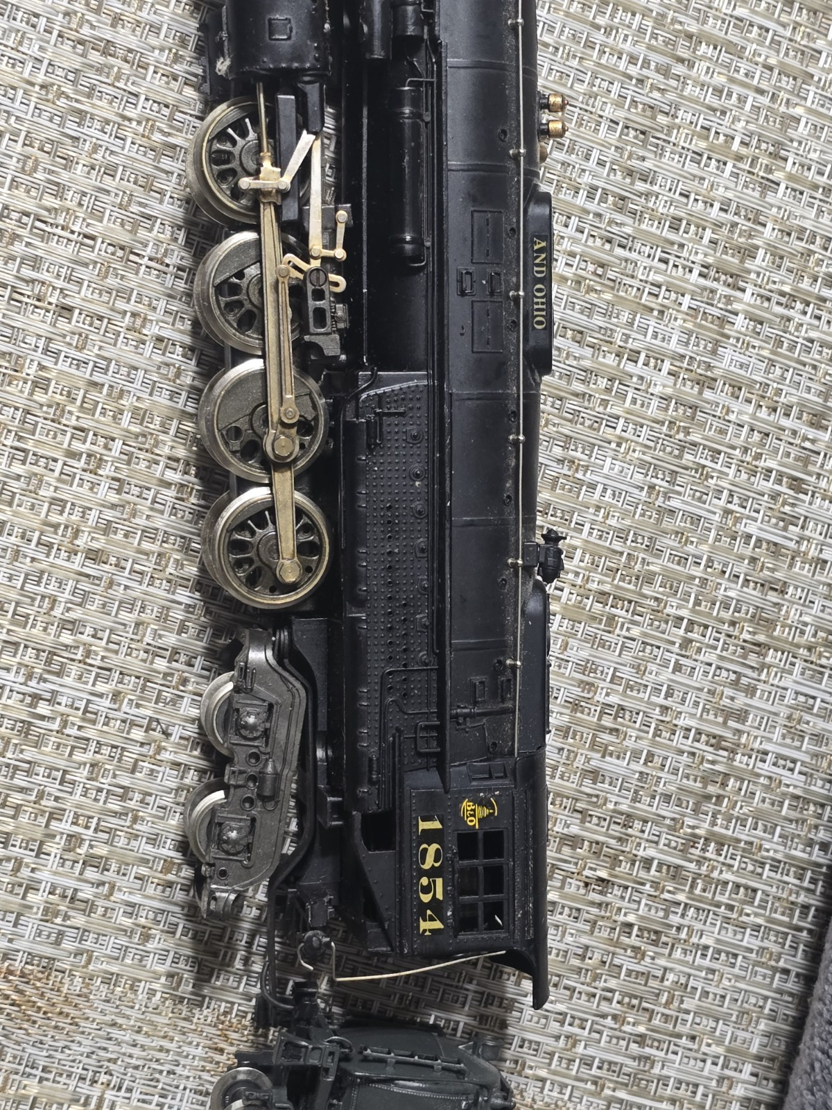 Rivarossi MadeinItaly Vintage HO B&O Steam Locomotive1854 w/RioGrandeTender 9570