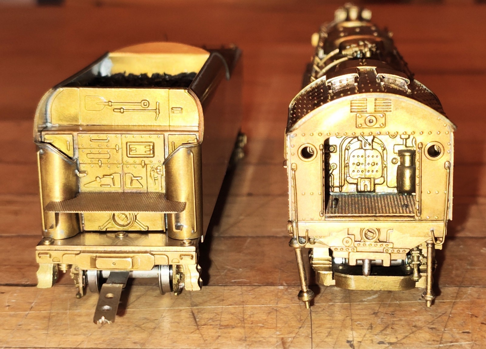 Rare HO Brass Gem RUBY #3/50 Reading T-1 4-8-4 Olympia Headlight Good Runner