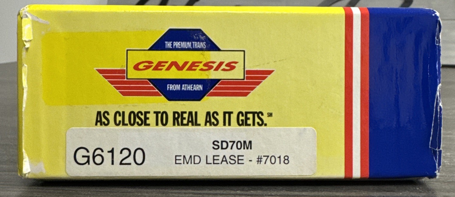 Athearn Genesis HO #G6120 EMD Lease SD70M Diesel Locomotive #7018 LNIB & Tested!