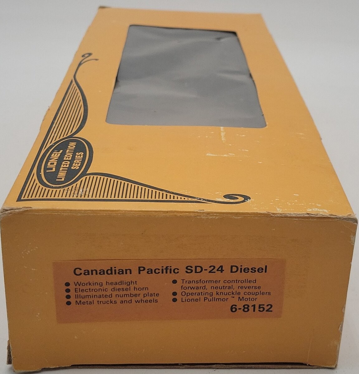 Lionel 6-8152 Canadian Pacific SD24 Diesel Locomotive #8152/Box