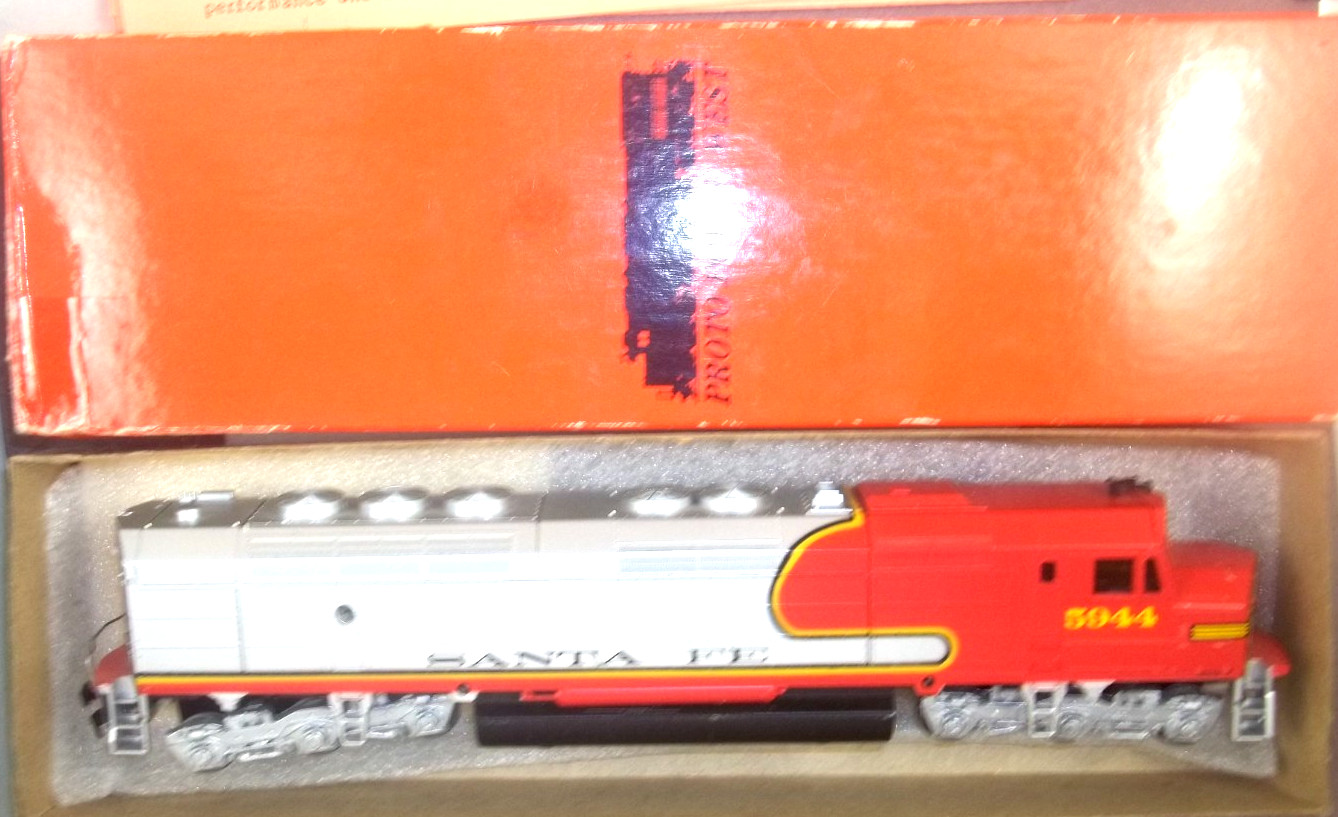 PROTO POWER WEST ATHEARN BLUE BOX HO POWERED FP 45 ATSF SANTA FE PROJECT USED