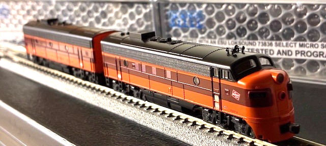 KATO N Scale MR EMD FP7A/F7B, #95A/95B Both Units with ESU LokSound, 106-0430-LS