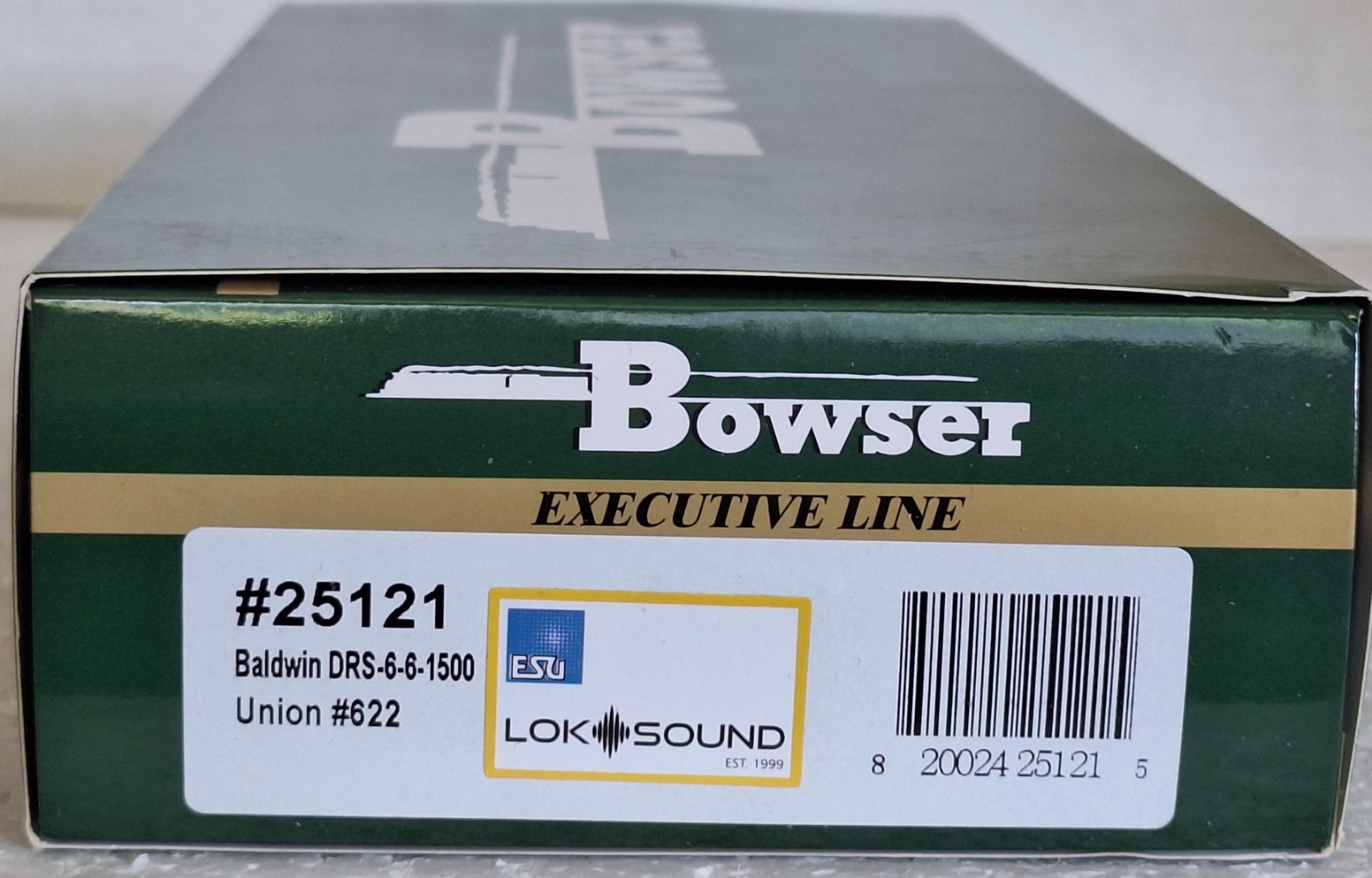 Bowser Executive Line #25121 HO Baldwin DRS-6-6-1500 Union RR #622 w/LokSound