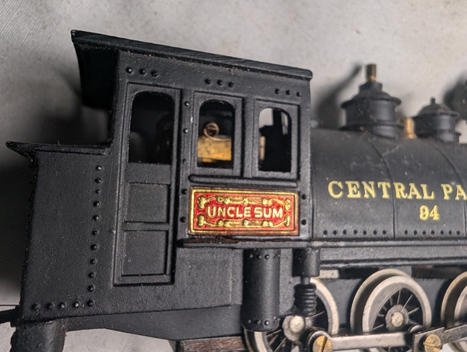 HO ARISTOCRAFT Uncle Sam Switcher 1872 Central Pacific 94 Railroad Pioneer 0-6-0