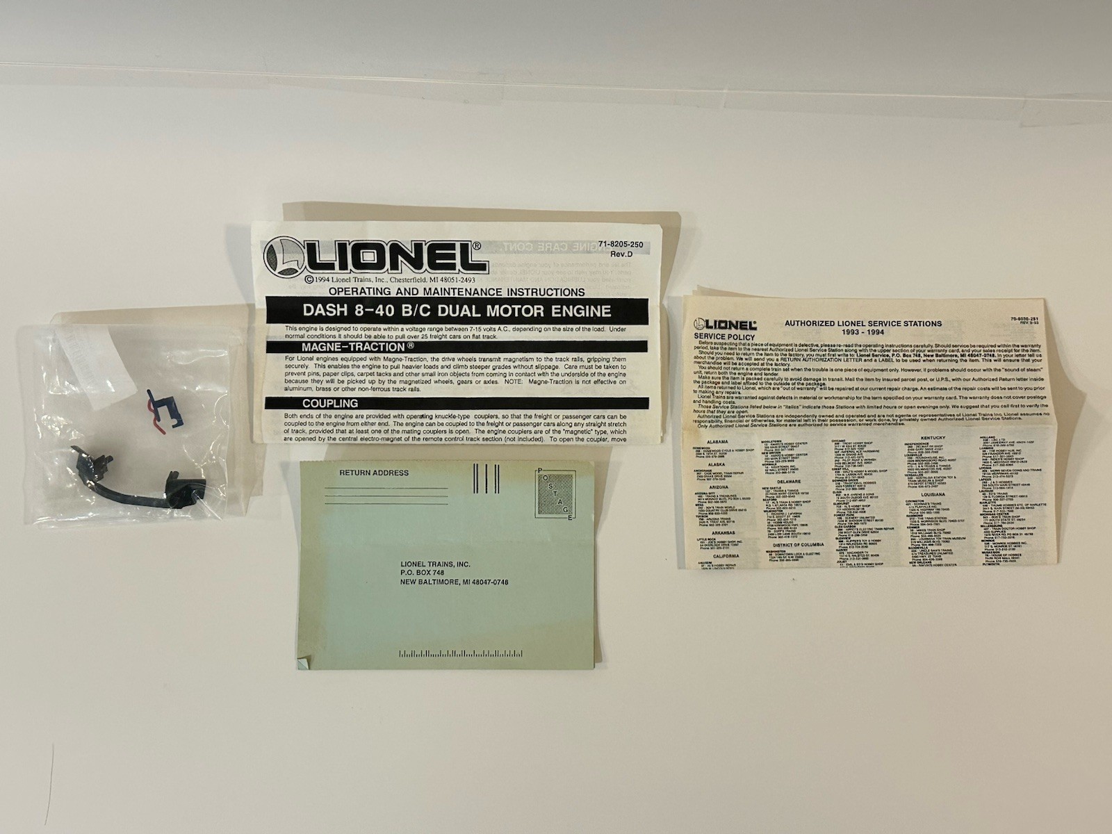 Lionel 6-18215 O Gauge CSX Dash 8 40-C Diesel Engine #7643 EX+/Original Box