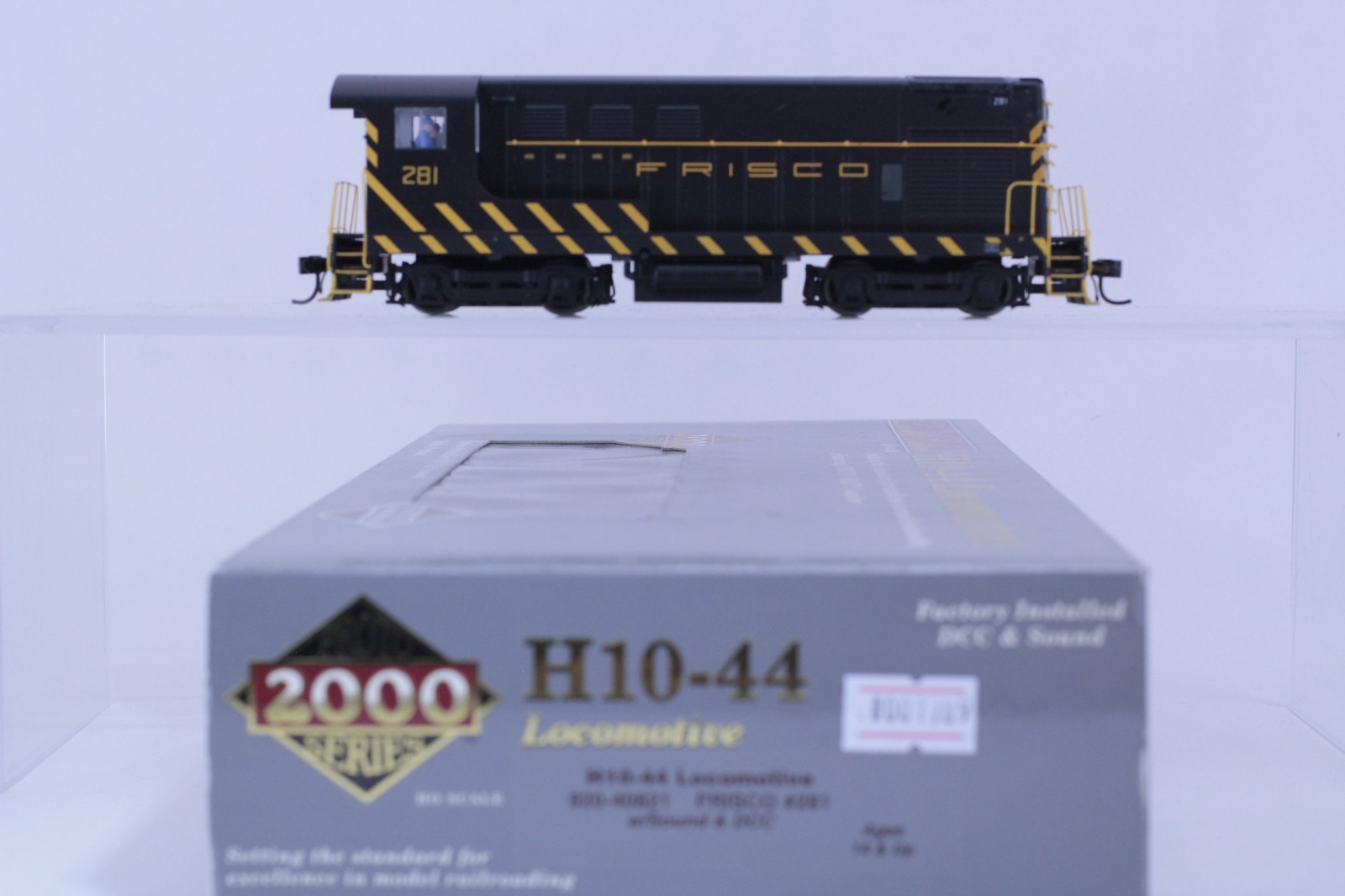 Proto 2000 HO Scale Frisco #281 F-M H10-44 DCC & Sound Equipped NEW GEARS
