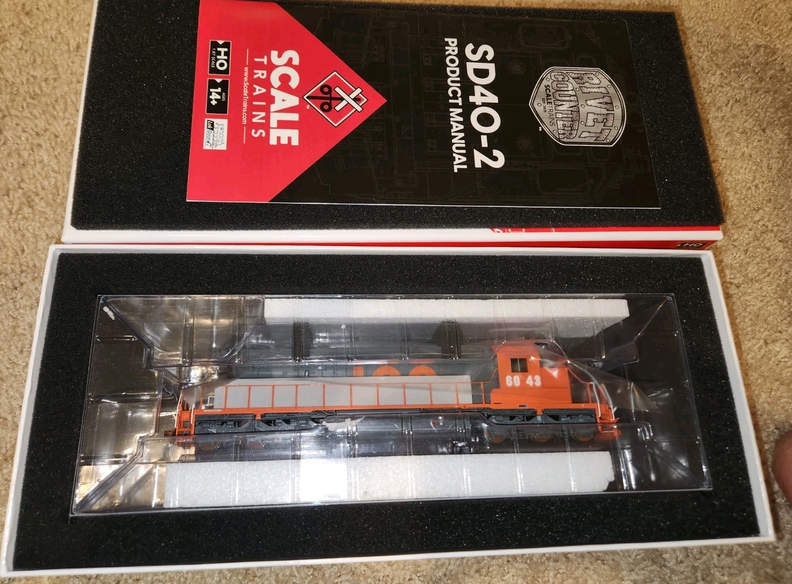 Scale Trains SXT38809 ICG SD40-2 6043 DCC Sound Illinois Central Gulf HO Scale