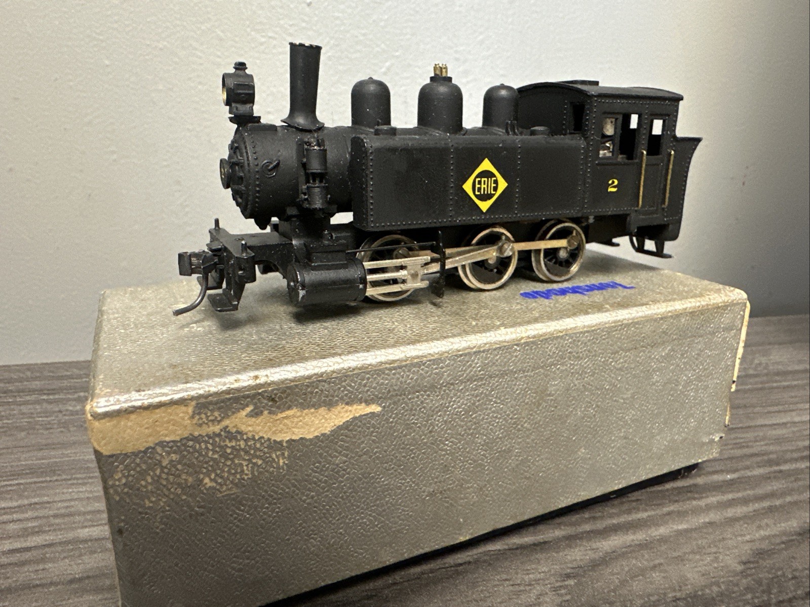 Tenshodo HO #128 0-6-0T Painted as Erie #2 DOES NOT RUN/NEEDS REPAIR & TLC