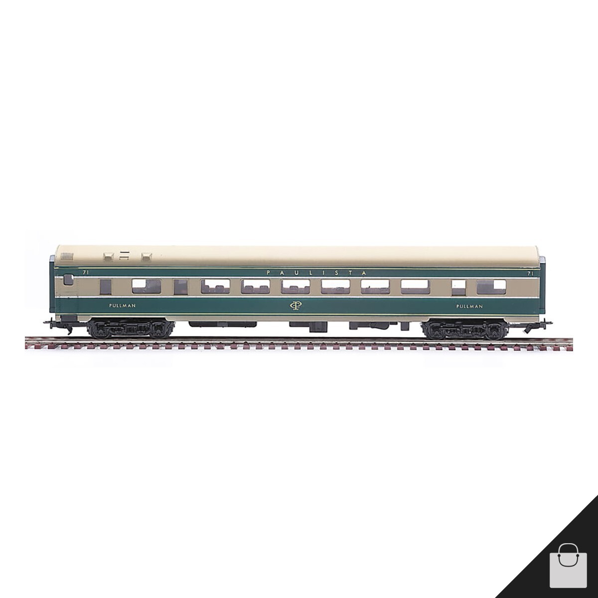 Frateschi 5 Pullman Passenger Cars 2440 Set CPEF Coaches Train Wagons Kit 1:87