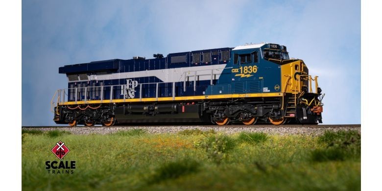 HO ScaleTrains Rivet Counter SXT39938 CSX Richmond RF&P Heritage GE ES44AH 1836