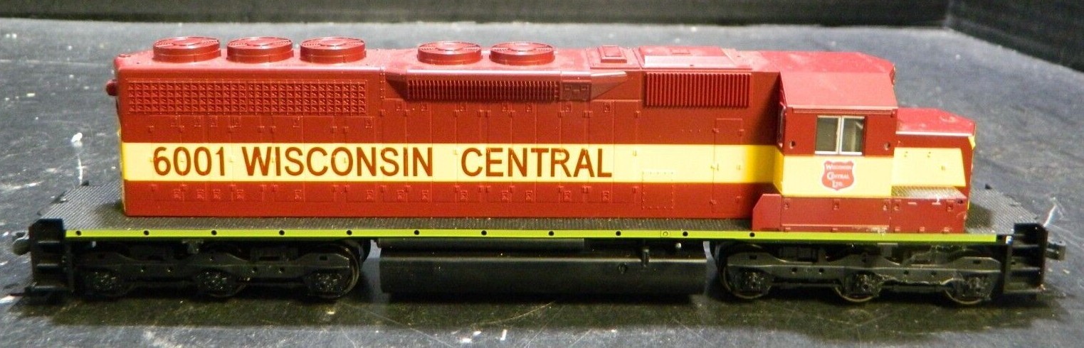 HO Kato EMD-SD40 Wisconsin Central Diesel Locomotive #6001 Item 37 6329 Excellen