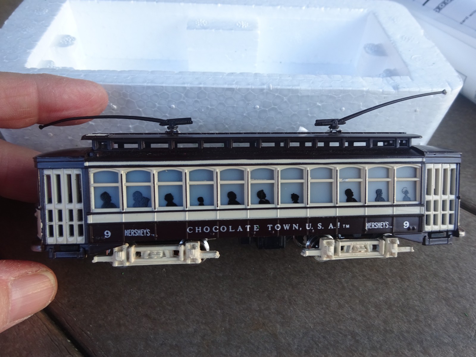 Bachmann HO Scale Hershey Brill Trolley #9 Item 61039 in Box
