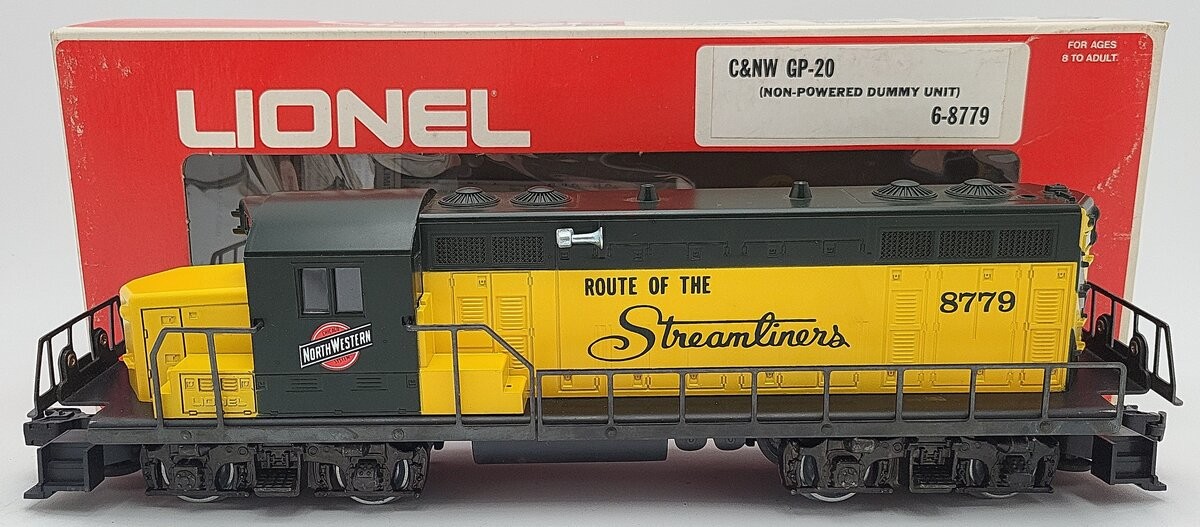 Lionel 6-8779 O Gauge Chicago and Northwestern GP-20 Dummy Diesel Locomotive/Box